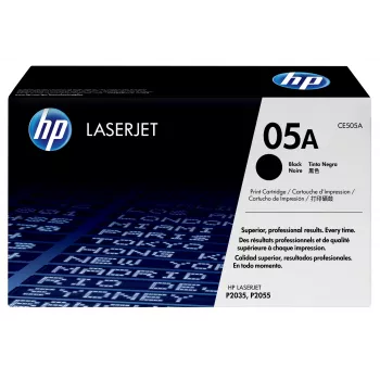 HP 05A Melna oriģinālā lāzerprintera tonera kasetne, 2300 lpp, Melna, 1 gab.