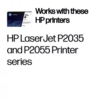 HP 05A Melna oriģinālā lāzerprintera tonera kasetne, 2300 lpp, Melna, 1 gab.