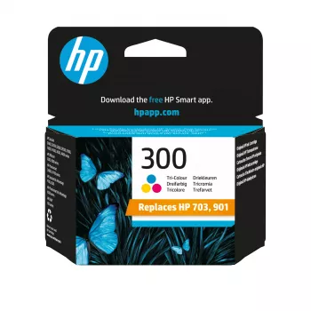 HP 300 Trīskrāsu oriģinālā tintes kasetne