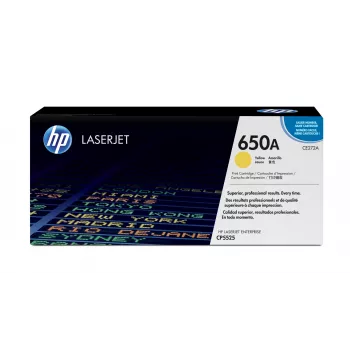 Toner HP 650A dzeltenā krāsa (CE272A) – 13 000 lpp