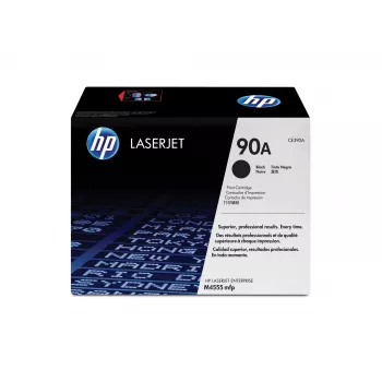 HP 90A melnā oriģinālā lāzerprintera tonera kasetne