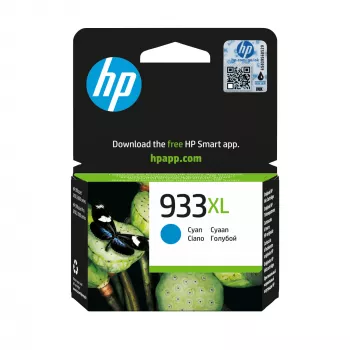 HP 933XL High Yield Cyan Original Printer Toner - zila, 1 gab., 825 lapas