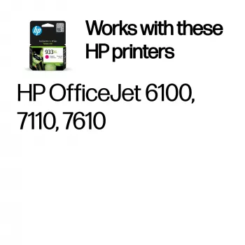 HP 933XL augstas ražības oriģinālā magenta tintes kasetne