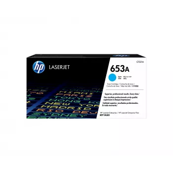 Tonera kasetne HP 653A Cyan (CF321A) - 2300 lapas