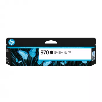 HP 970 melna oriģinālā tintes kasetne, melna, 1 gab., 3000 lapas