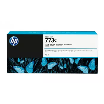 HP 773C 775 ml Photo Black DesignJet tintes kasetne