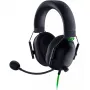 Vadu spēļu austiņas Razer BlackShark V2 X — binurālās, 3,5 mm, 32 Ω, 100 dB, trokšņus slāpējošs buma mikrofons, 1,3 m kabelis, zaļa/melna