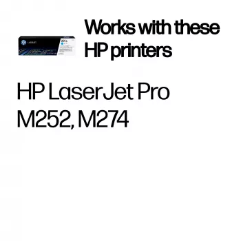 HP 201A Cyan oriģinālā LaserJet tonera kasetne