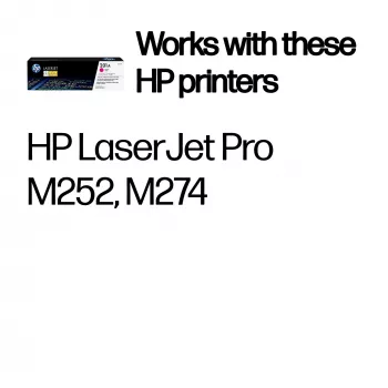 HP 201A Magenta oriģinālā lāzerprintera tonera kasetne CF403A