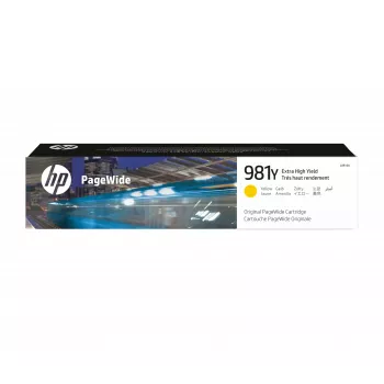 HP 981Y Extra High Yield Yellow Original PageWide kasetne