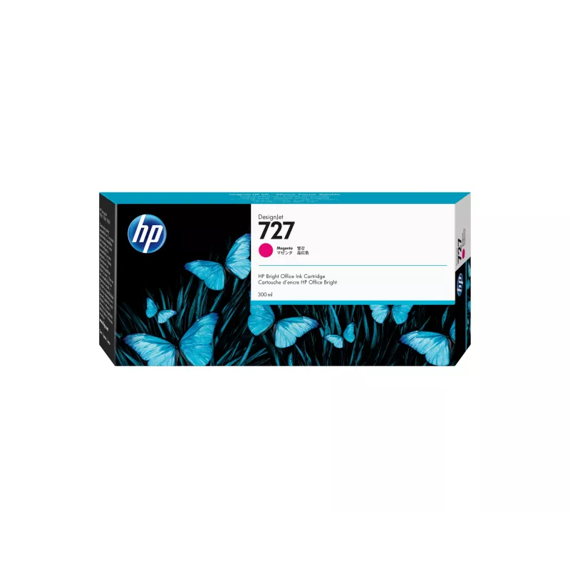 HP 727 300 ml Magenta DesignJet tintas kasetne