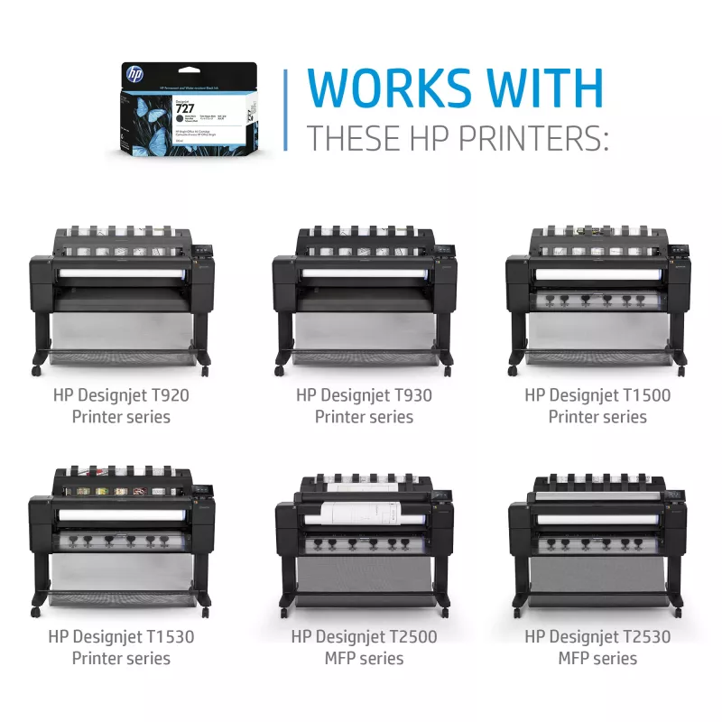 HP 727 300 ml Magenta DesignJet tintas kasetne