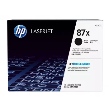 HP 87X High Yield Black Original LaserJet Tonera kasetne, 18000 lpp, Melna, 1 gab.