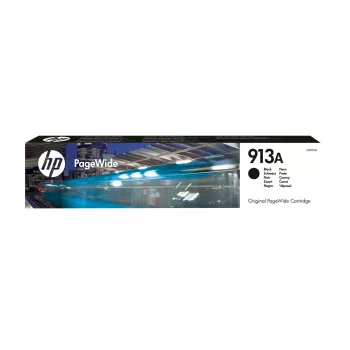 HP 913A Melna Original PageWide Kasetne, Melna, 1 gab., 3500 lapas