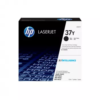 HP 37Y Extra High Yield Black Original LaserJet Toner kasetne
