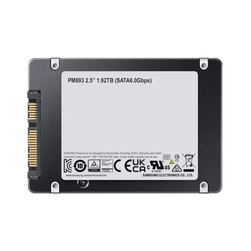Samsung PM893 480 GB 2,5 collu SATA III V-NAND TLC SSD disks