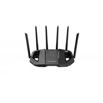 ASUS TUF Gaming BE6500 (TUF-BE6500) bezvadu maršrutētājs 2.5 Gigabit Ethernet divjoslu (2.4 GHz / 5 GHz) Melns