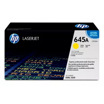 Tonera kasetne HP 645A C9732A 10000 lapas Dzeltena