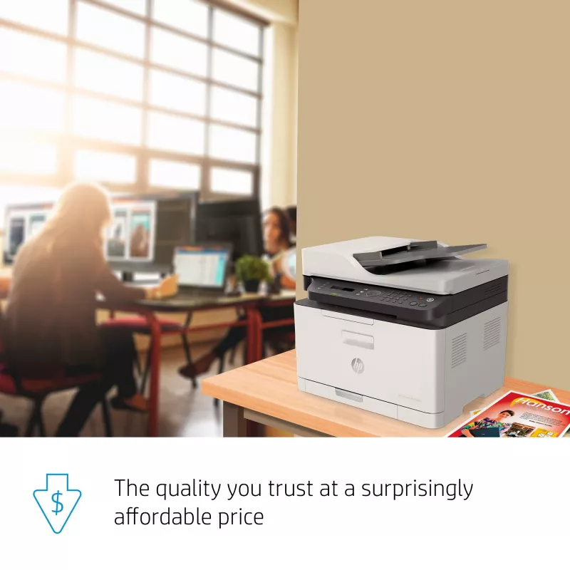 HP Color Laser MFP 179fnw daudzfunkciju lāzerprinteris, krāsu, A4, tīkls, Wi-Fi