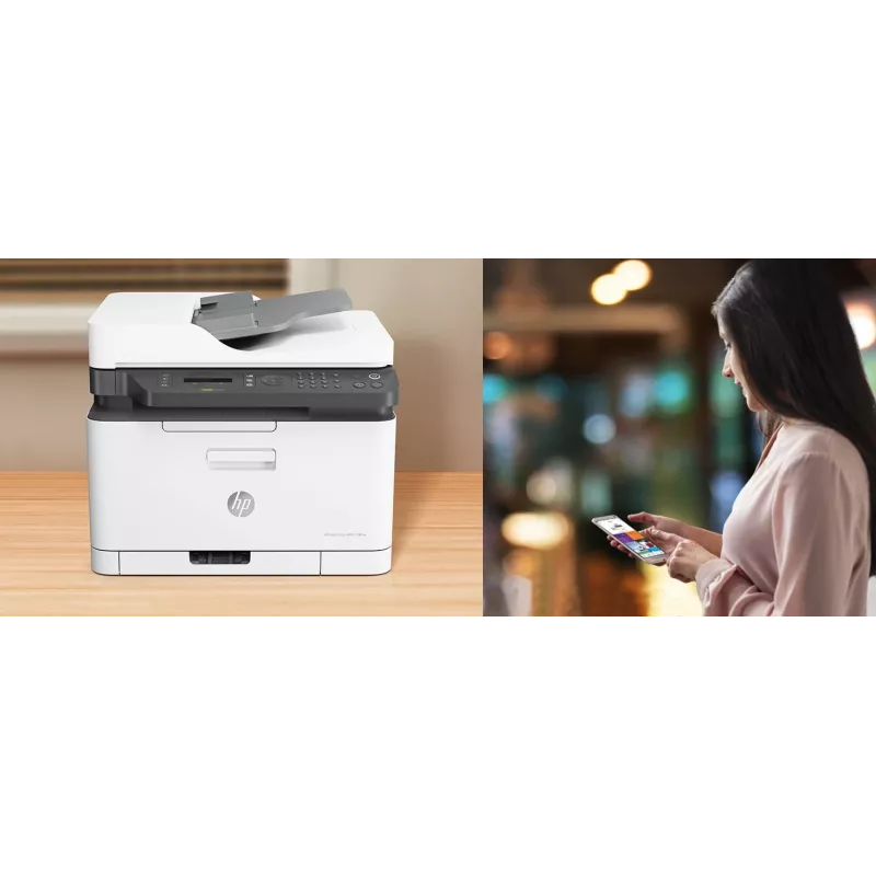 HP Color Laser MFP 179fnw daudzfunkciju lāzerprinteris, krāsu, A4, tīkls, Wi-Fi