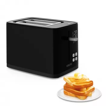 Toasteris Krups Smart'n Light KH6418 2 šķēles 850 W Melns