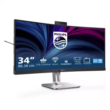 Philips 6000 series 34B2U6603CH/00 monitors 86.4 cm (34 colli) 3440 x 1440 pikseļi Wide Quad HD LCD Pelēks