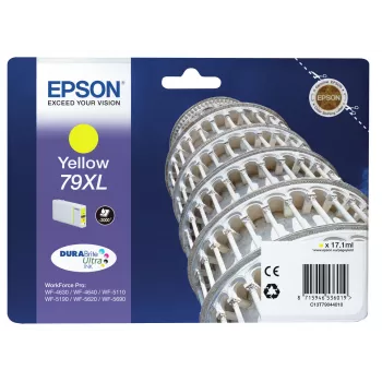 Drukas kasetne Epson 79XL C13T79044010 Dzeltena