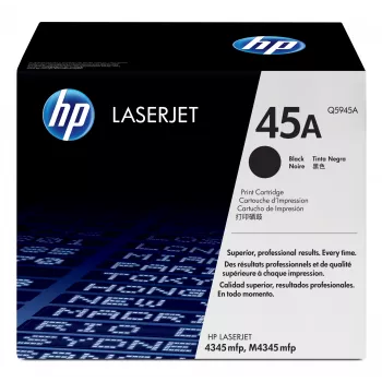 HP 45A melns oriģināls LaserJet tonera kasetne, 18000 lapas, melns, 1 gab.