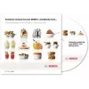 Bosch Styline virtuves kombains 900 W 3,9 L Nerūsējošs tērauds, Balts