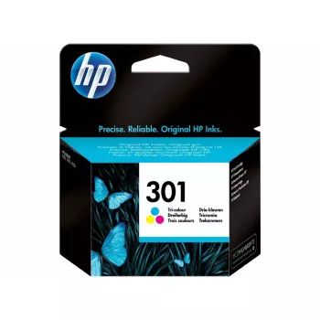 HP 301 Tri-krāsu oriģinālā tintes kasetne