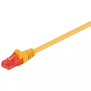 Goobay CAT 6 Patch Kabelis U/UTP 0,5 m Dzeltens
