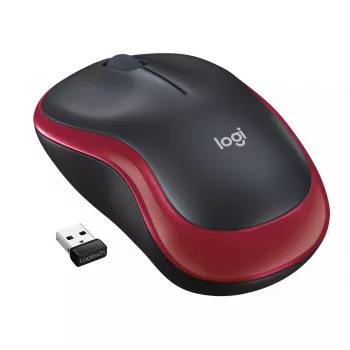 Pele Logitech M185 Wireless Sarkana