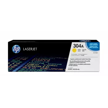 HP 304A Yellow Original LaserJet Tonera kasetne, 2800 lpp, Dzeltena, 1 gab.