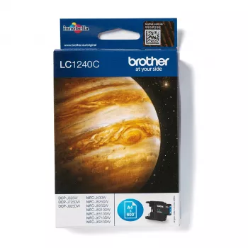 Brother LC1240C tintas kasetne 1 gab. Oriģināla Ciāna