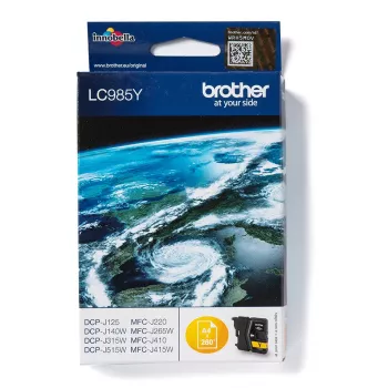 Brother LC985Y oriģinālā dzeltenā tintes kasetne 1 gab.