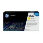 HP 504A dzeltens oriģinālais LaserJet tonera kasetne, 7000 lpp, dzeltena, 1 gab.