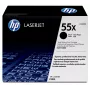 HP 55X High Yield Black Original LaserJet Tonera kasetne, 12500 lapas, Melna, 1 gab.