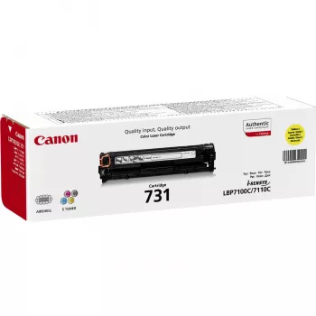 Kasetne Canon 731 oriģināla dzeltena