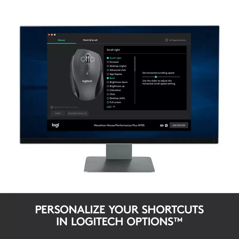 Pele Logitech Marathon M705 RF Bezvadu