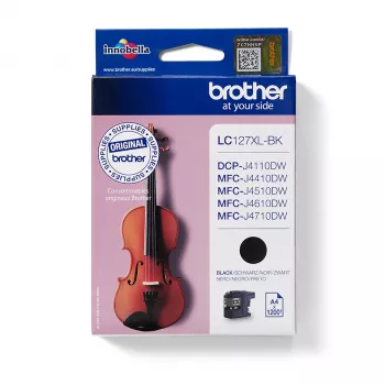 Brother LC127XLBK tintas kasetne, 1 gab., oriģināla, īpaši augstas ražības, melna