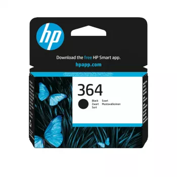 HP 364 Melna oriģinālā tintes kasetne