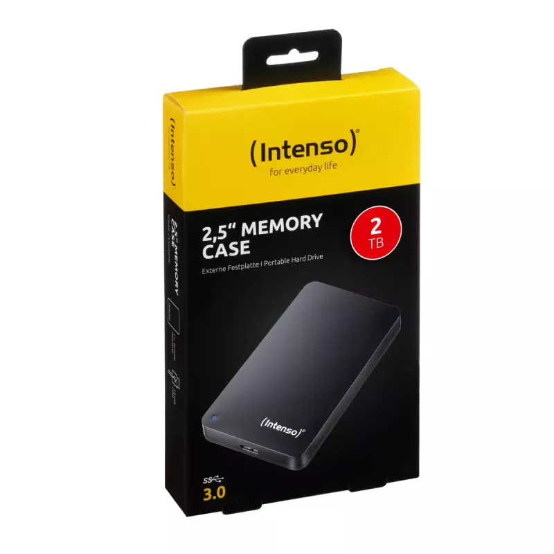 Ārējais cietais disks Intenso 2TB USB 3.0 2.5 collu Memory Case