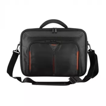 DELL Classic+ 35.6 cm (14 collu) portfeļa soma Melna, Sarkana