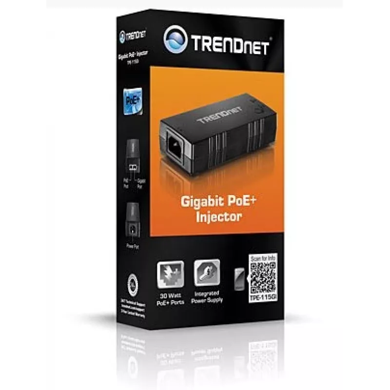 TRENDNET Gigabit PoE+ Inžektors (tpe-115gi)