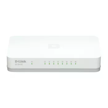 D-Link GO-SW-8G/E tīkla slēdzis Nepārvaldāms Gigabit Ethernet (10/100/1000) Balts