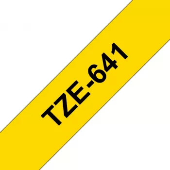 Marķēšanas lente Brother TZe641 18mm melns uz dzeltena