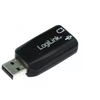 USB skaņas karte LOGILINK UA0053 — USB interfeiss, 5.1 kanālu audio izvade
