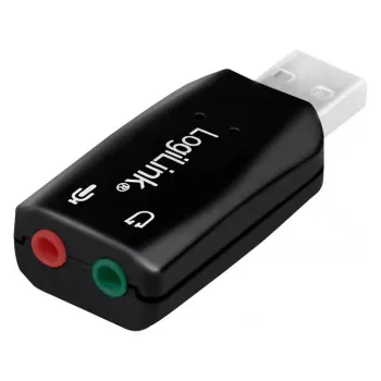 USB skaņas karte LOGILINK UA0053 — USB interfeiss, 5.1 kanālu audio izvade