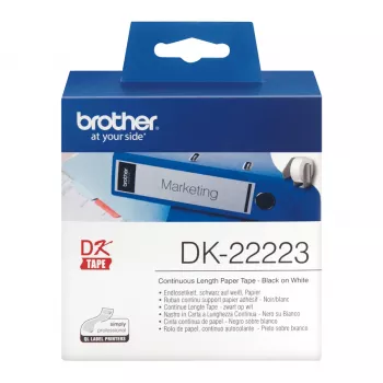 Brother DK-22223 termālā papīra lente, balta, 50 mm x 30,48 m