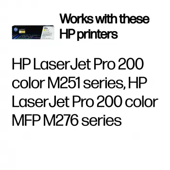HP 131A dzeltena oriģinālā lāzertinte kasetne (CF212A)